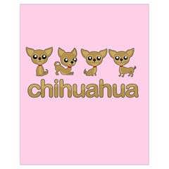 Chihuahua Drawstring Bag (small) by Valentinaart