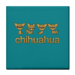 Chihuahua Tile Coasters by Valentinaart