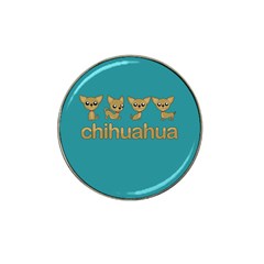 Chihuahua Hat Clip Ball Marker by Valentinaart