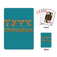 Chihuahua Playing Card by Valentinaart