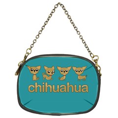 Chihuahua Chain Purses (two Sides)  by Valentinaart