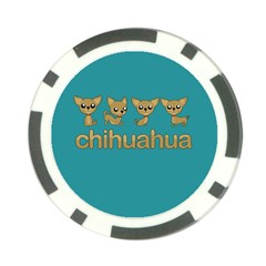 Chihuahua Poker Chip Card Guard (10 Pack) by Valentinaart