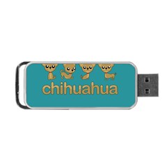 Chihuahua Portable Usb Flash (one Side) by Valentinaart