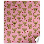 Chihuahua pattern Canvas 20  x 24   19.57 x23.15  Canvas - 1