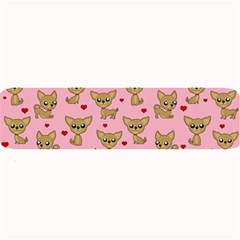 Chihuahua Pattern Large Bar Mats by Valentinaart