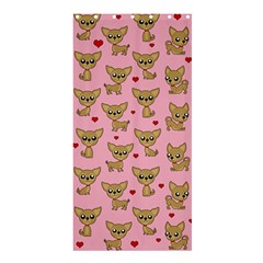 Chihuahua Pattern Shower Curtain 36  X 72  (stall)  by Valentinaart