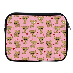 Chihuahua Pattern Apple Ipad 2/3/4 Zipper Cases by Valentinaart