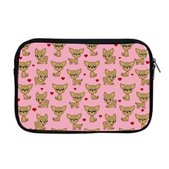 Chihuahua Pattern Apple Macbook Pro 17  Zipper Case by Valentinaart