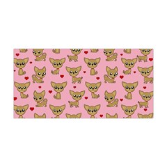 Chihuahua Pattern Yoga Headband by Valentinaart