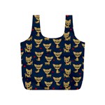 Chihuahua pattern Full Print Recycle Bags (S)  Front