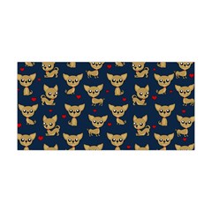 Chihuahua Pattern Yoga Headband by Valentinaart