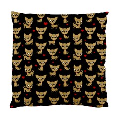 Chihuahua Pattern Standard Cushion Case (one Side) by Valentinaart