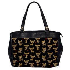 Chihuahua Pattern Office Handbags by Valentinaart