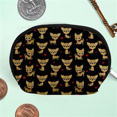 Chihuahua Pattern Accessory Pouches (medium)  by Valentinaart