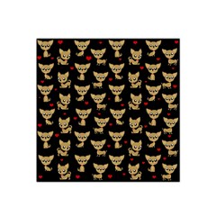 Chihuahua Pattern Satin Bandana Scarf by Valentinaart