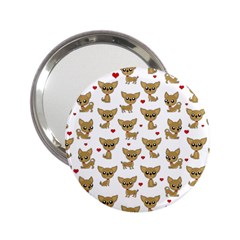 Chihuahua Pattern 2 25  Handbag Mirrors by Valentinaart