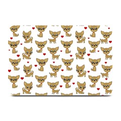 Chihuahua Pattern Plate Mats by Valentinaart