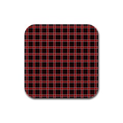 Coke Tartan Rubber Square Coaster (4 Pack)  by jumpercat