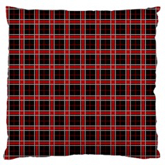 Coke Tartan Large Cushion Case (two Sides) by jumpercat