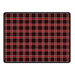 Coke Tartan Double Sided Fleece Blanket (Small)  45 x34  Blanket Front