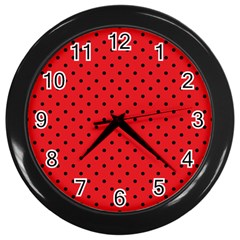 Ladybug Wall Clocks (black) by jumpercat