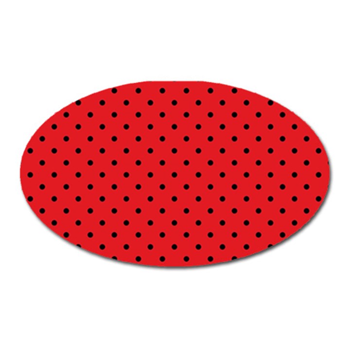 Ladybug Oval Magnet