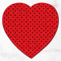 Ladybug Jigsaw Puzzle (heart) by jumpercat