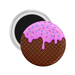 Chocolate And Strawberry Icecream 2 25  Magnets by jumpercat