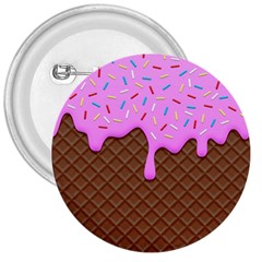 Chocolate And Strawberry Icecream 3  Buttons by jumpercat