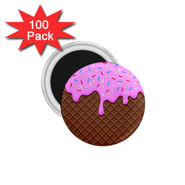 Chocolate And Strawberry Icecream 1.75  Magnets (100 pack) 