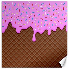 Chocolate And Strawberry Icecream Canvas 12  X 12   by jumpercat