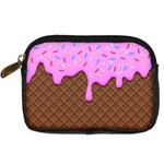 Chocolate And Strawberry Icecream Digital Camera Cases Front