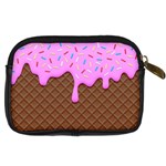 Chocolate And Strawberry Icecream Digital Camera Cases Back