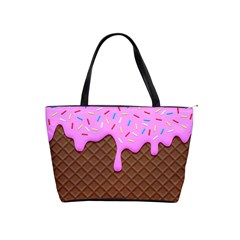 Chocolate And Strawberry Icecream Shoulder Handbags by jumpercat