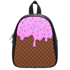 Chocolate And Strawberry Icecream School Bag (small) by jumpercat