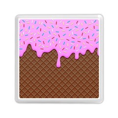 Chocolate And Strawberry Icecream Memory Card Reader (square)  by jumpercat