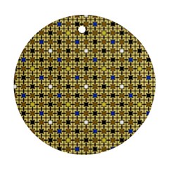 Persian Blocks Desert Ornament (round) by jumpercat