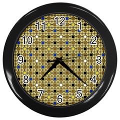 Persian Blocks Desert Wall Clocks (black) by jumpercat