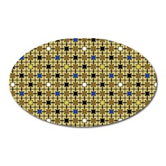 Persian Blocks Desert Oval Magnet by jumpercat