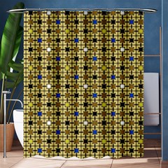 Persian Blocks Desert Shower Curtain 60  X 72  (medium)  by jumpercat