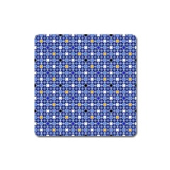 Persian Block Sky Square Magnet by jumpercat