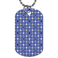 Persian Block Sky Dog Tag (two Sides) by jumpercat