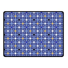 Persian Block Sky Double Sided Fleece Blanket (small)  by jumpercat