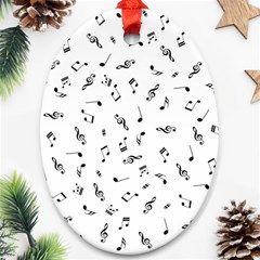 Music Tones Light Ornament (oval) by jumpercat