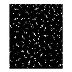 Music Tones Black Shower Curtain 60  X 72  (medium)  by jumpercat