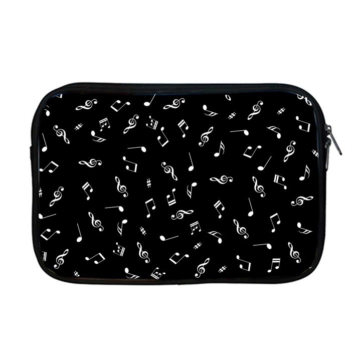 Music Tones Black Apple MacBook Pro 17  Zipper Case