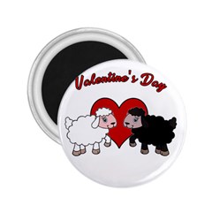 Valentines Day - Sheep  2 25  Magnets by Valentinaart