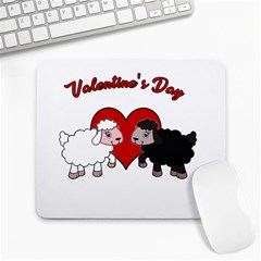 Valentines Day - Sheep  Large Mousepads by Valentinaart