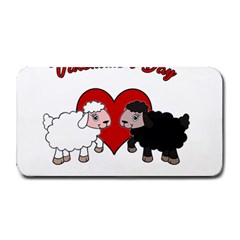 Valentines Day - Sheep  Medium Bar Mats by Valentinaart