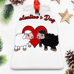 Valentines Day - Sheep  Ornament (bell) by Valentinaart